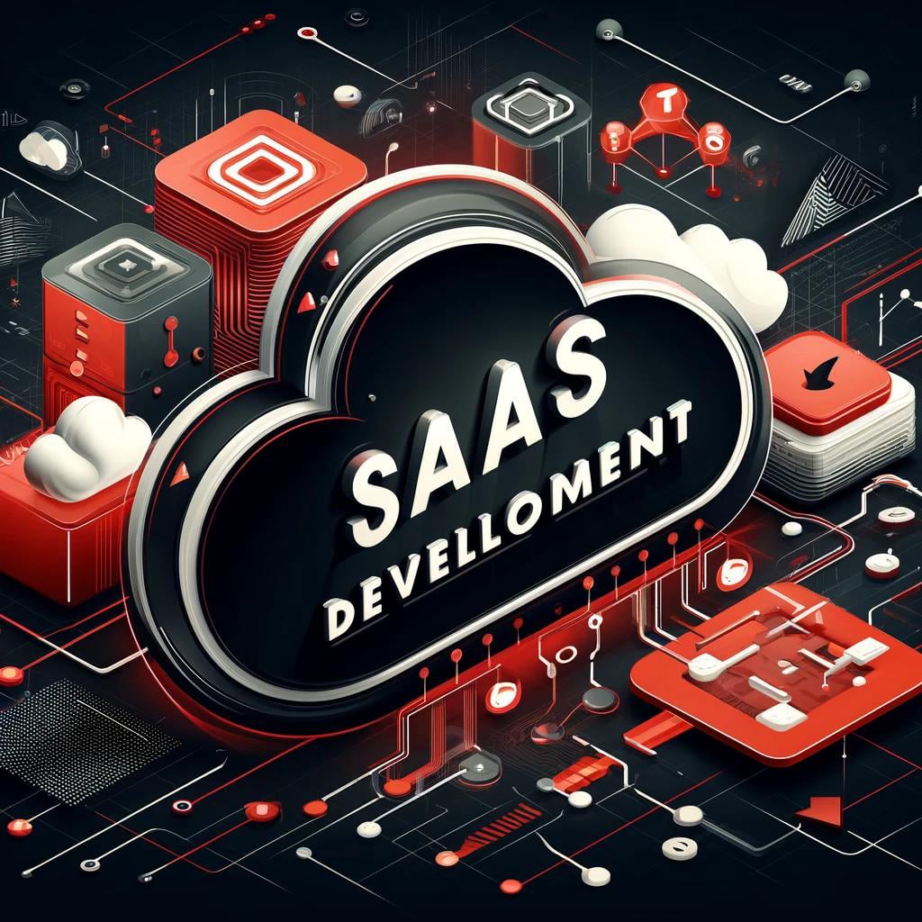 SAAS development services with cloud technology and scalable software solutions.