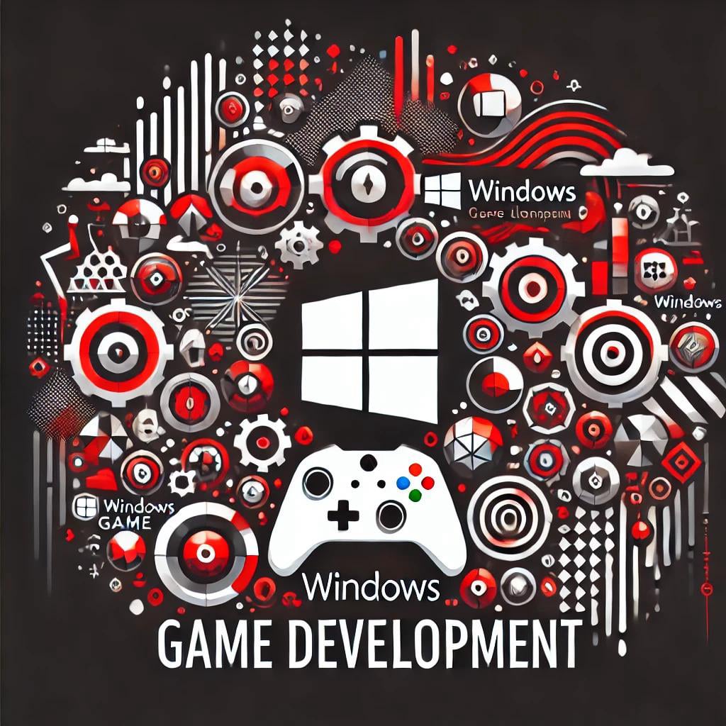 Windows game development services featuring interactive gameplay and digital innovation